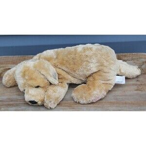 Vintage Kmart Golden Retriever Floppy Puppy Dog Stuffed Animal Plush READ 18"